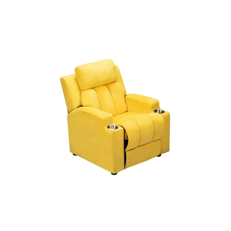 Magic Seats for Superheroes & Princesses, Super Deluxe Kids Recliner with Footrest, Headrest, 2 Cup Holders