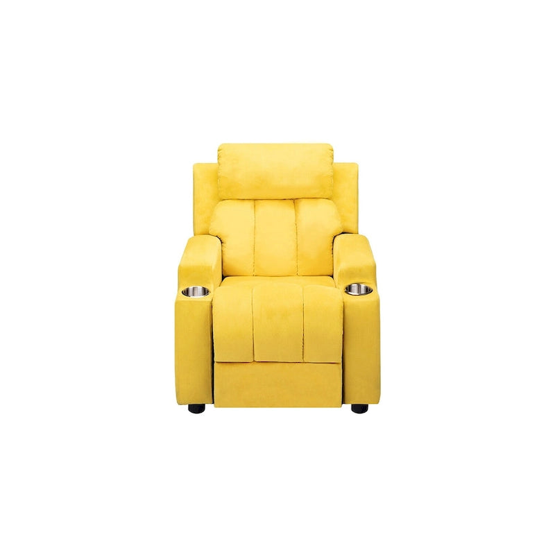 Magic Seats for Superheroes & Princesses, Super Deluxe Kids Recliner with Footrest, Headrest, 2 Cup Holders