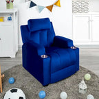 Magic Seats for Superheroes & Princesses, Super Deluxe Kids Recliner with Footrest, Headrest, 2 Cup Holders