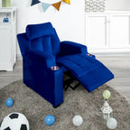Magic Seats for Superheroes & Princesses, Super Deluxe Kids Recliner with Footrest, Headrest, 2 Cup Holders