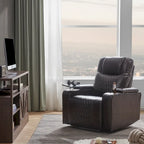 Nestfair Power Motion Recliner with 2 Cup Holders and 360 Swivel Tray Table