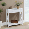 Convenience Concepts Oxford 1 Drawer Entryway Hall Table with Shelf