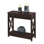 Convenience Concepts Oxford 1 Drawer Entryway Hall Table with Shelf