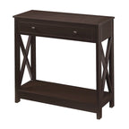 Convenience Concepts Oxford 1 Drawer Entryway Hall Table with Shelf