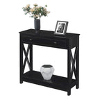 Convenience Concepts Oxford 1 Drawer Entryway Hall Table with Shelf