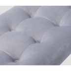 Andeworld end of bed bench Entryway Bench Modern Fabric Footstool for Hallway with Wooden Legs