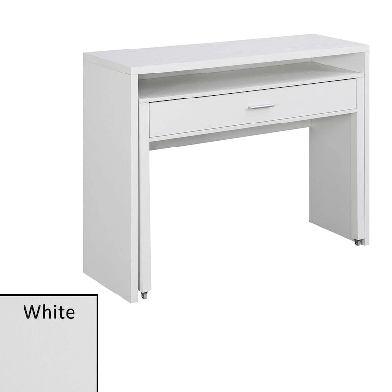 Newport JB Console/Sliding Desk with Drawer and Riser