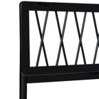 X Spindle Solid Wood Full Bed