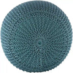 Artistic Weavers Cayson Indoor / Outdoor Knitted 20-inch Round Pouf