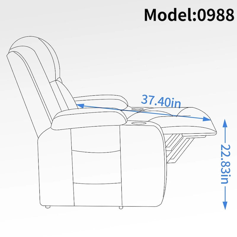 Infinite Position Okin Motor Up to 350 LBS Power Lift Recliner Chair for Elderly, Heavy Duty Motion Mechanism with 8-Point Vibra