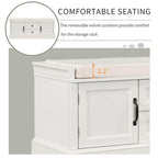 Merax Storage Bench with Removable Cushion