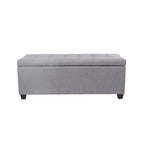 Ved Storage Bench, Flip Top, Fabric Upholstery