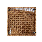 SEI Furniture Nivvan Coastal Natural Woven Fiber Side Table
