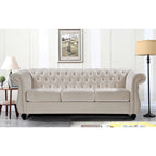 Kemos Velvet Chesterfield 2-piece Living Room Set