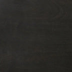 Maxwell Dark Brown Wood w/Black Metal Pedestal Round Side Table
