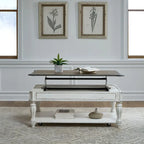 Magnolia Manor Antique White Lift Top Cocktail Table
