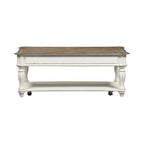 Magnolia Manor Antique White Lift Top Cocktail Table