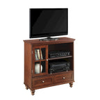 Convenience Concepts Tahoe Highboy 40 2 Drawer TV Stand with Storage Cabinet and Shelves