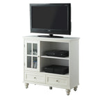 Convenience Concepts Tahoe Highboy 40 2 Drawer TV Stand with Storage Cabinet and Shelves