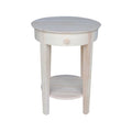 Solid Parawood Philips Accent Table