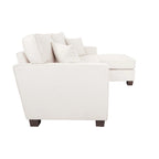 Copper Grove Slavutych Ivory Upholstered Sectional Sofa