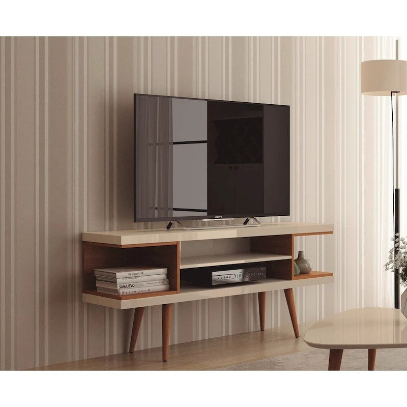 Manhattan Comfort Utopia 53.14 In. Storage Media Cabinet Console