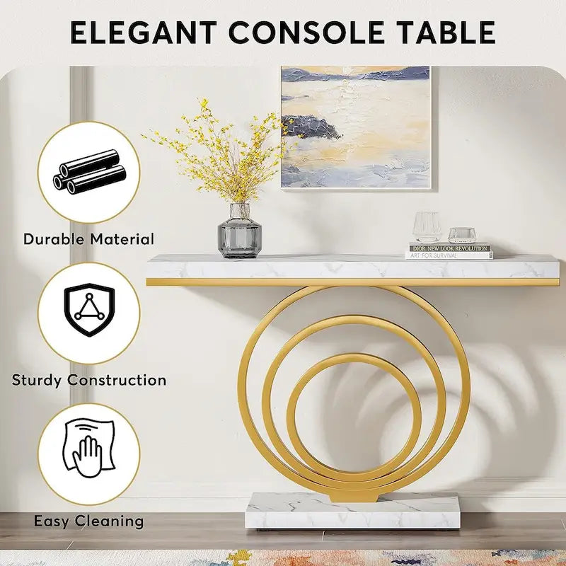 41 Inches Entryway Console Table Accent Talbe for Living Room Entrance
