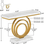 41 Inches Entryway Console Table Accent Talbe for Living Room Entrance