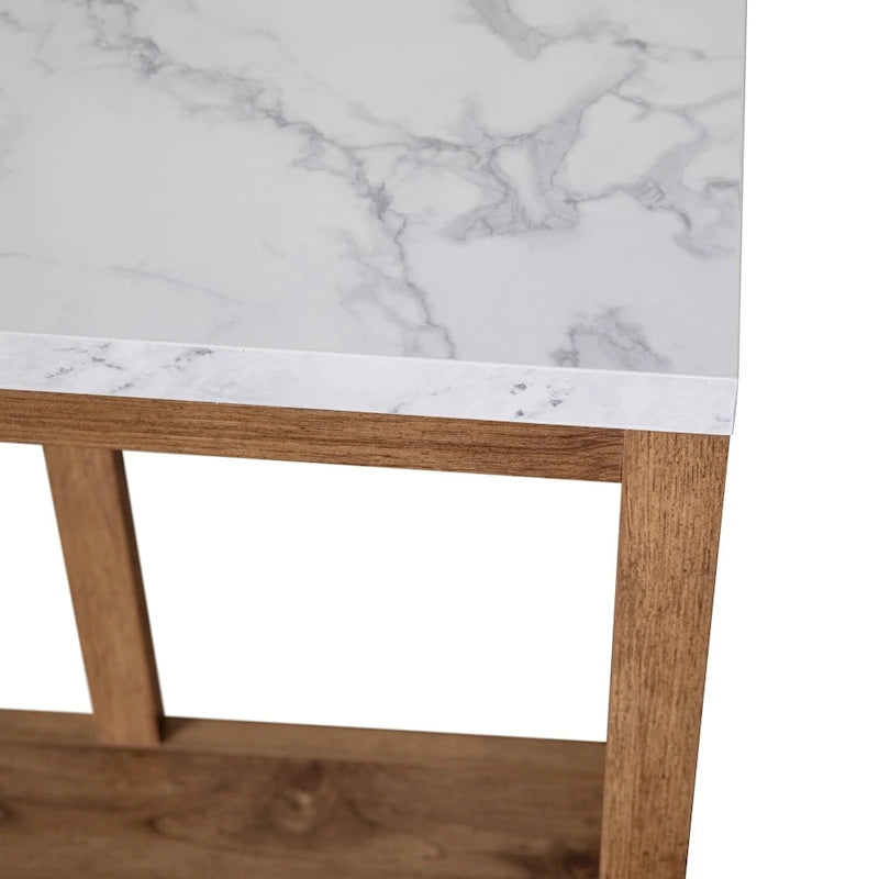 Farmhouse Style Rustic Entryway Console Table