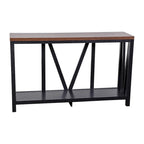 Farmhouse Style Rustic Entryway Console Table