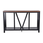 Farmhouse Style Rustic Entryway Console Table