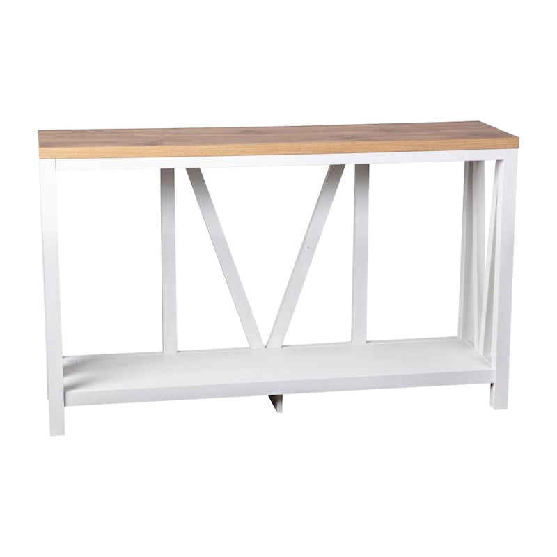 Farmhouse Style Rustic Entryway Console Table