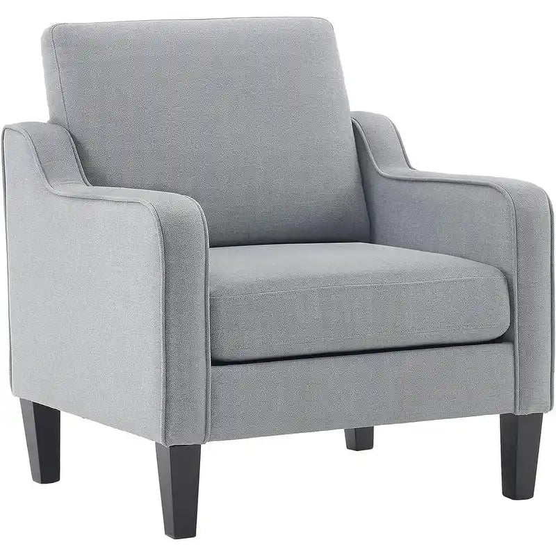 VINGLI Mid Century Modern Fabric Accent Chair