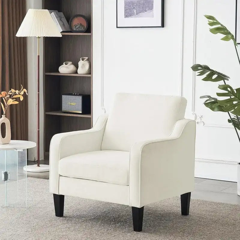 VINGLI Mid Century Modern Fabric Accent Chair