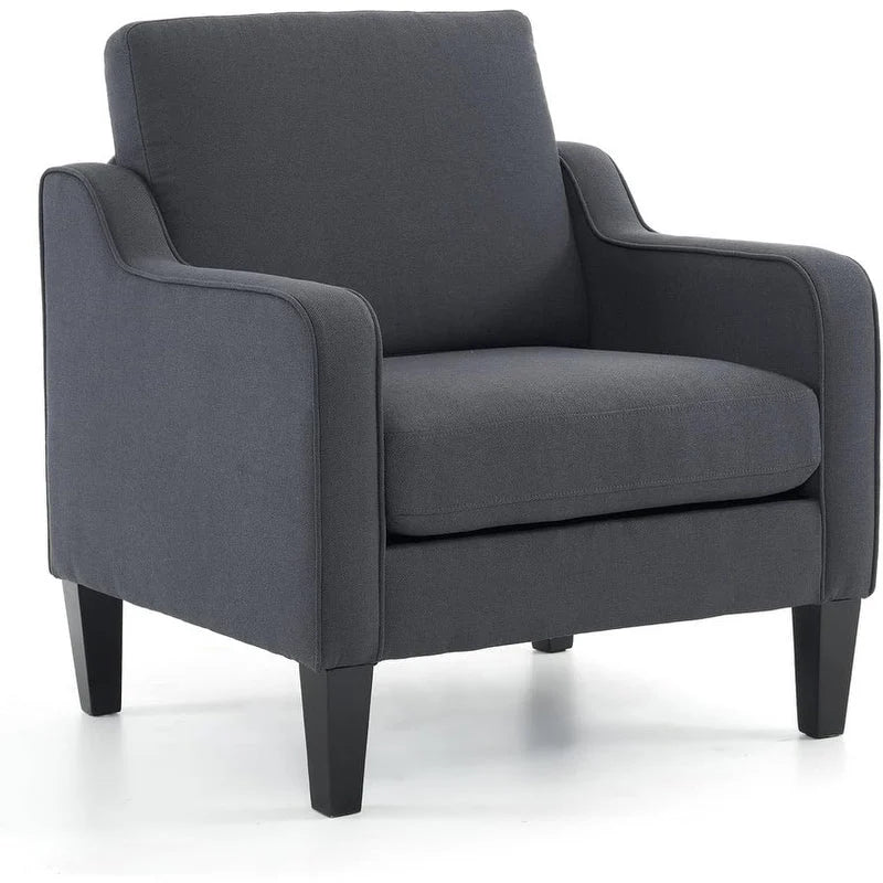 VINGLI Mid Century Modern Fabric Accent Chair