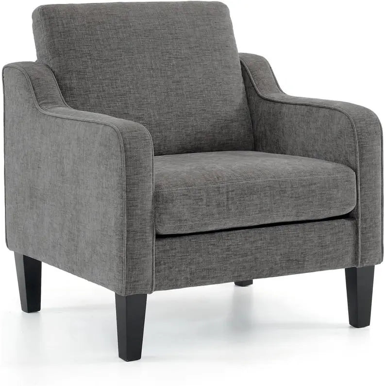 VINGLI Mid Century Modern Fabric Accent Chair