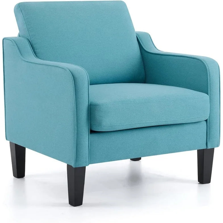 VINGLI Mid Century Modern Fabric Accent Chair