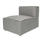 Contemporary Modular Sectional Sofa Armless Middle Chair - 36.75D x 28.25W x 28H