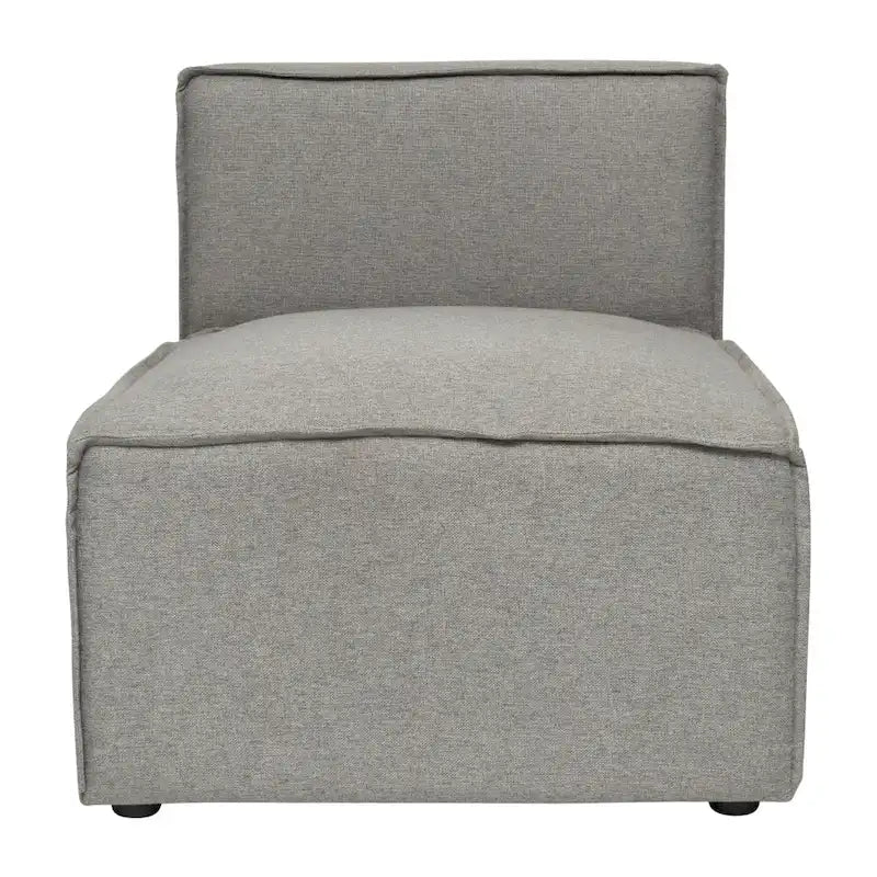 Contemporary Modular Sectional Sofa Armless Middle Chair - 36.75D x 28.25W x 28H
