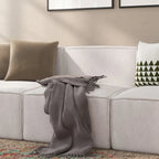 Contemporary Modular Sectional Sofa Armless Middle Chair - 36.75D x 28.25W x 28H