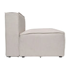 Contemporary Modular Sectional Sofa Armless Middle Chair - 36.75D x 28.25W x 28H