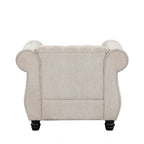 Morden Fort Sofa Chair Tufted Upholstered Chesterfield Armchair