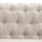 Morden Fort Sofa Chair Tufted Upholstered Chesterfield Armchair