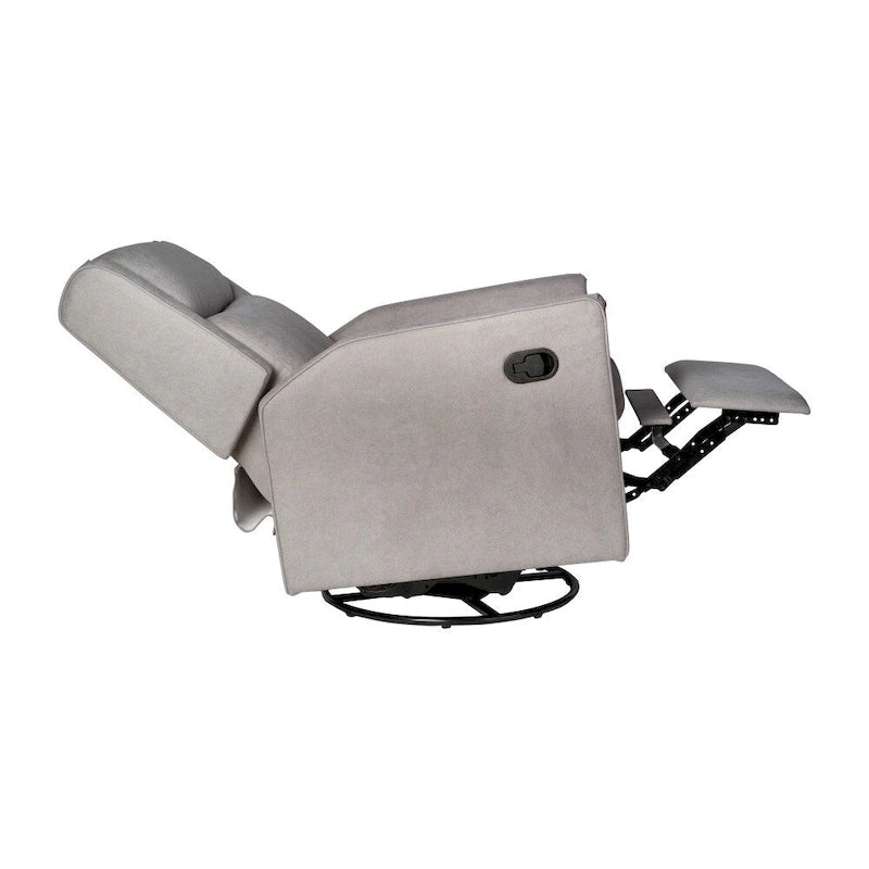 Manual Rocking Recliner Chair with Swivel and Gliding Motion
