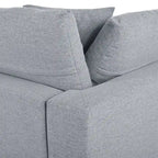U-Shape Sectional Sofa, 2 Large Chaise with Removable Ottomans