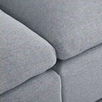 U-Shape Sectional Sofa, 2 Large Chaise with Removable Ottomans