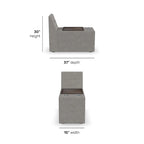 Flex Storage Smart Hub for Flex Sectional - 15 x 30 x 37