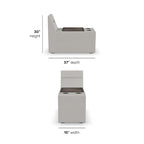 Flex Storage Smart Hub for Flex Sectional - 15 x 30 x 37
