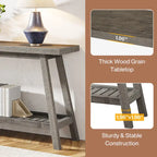 Farmhouse Console Entryway Table, 70.9 Inches Extra Long
