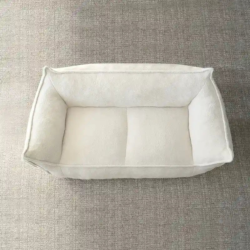 2 Seater Bean Bag Sofa Loveseat Teddy Faux Fabric Fabric Lazy Sofa Bean Bag Chair